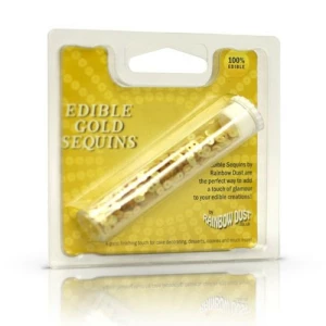 Confetti Zuccherini Paillettes Oro commestibili Rainbow Dust