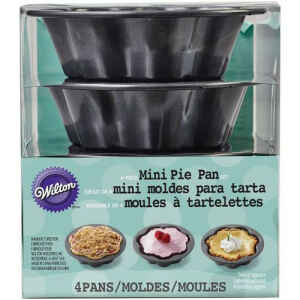 Mini Fiore Wave Pie Pan Set 4 Pz Wilton