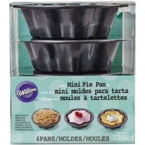 Mini Fiore Wave Pie Pan Set 4 Pz Wilton