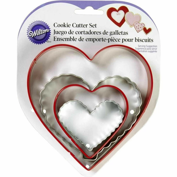 Tagliabiscotti Cuore Set 4 Pz Wilton