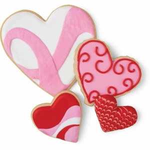 Tagliabiscotti Cuore Set 4 Pz Wilton