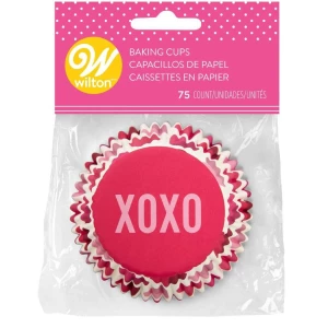 Pirottini - Cupcake XOXO Ø 5 cm 75 Pz Wilton