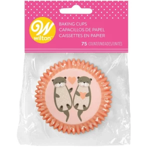Pirottini - Cupcake Otterly in Love Ø 5 cm 75 Pz Wilton
