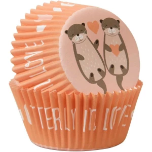 Pirottini - Cupcake Otterly in Love Ø 5 cm 75 Pz Wilton