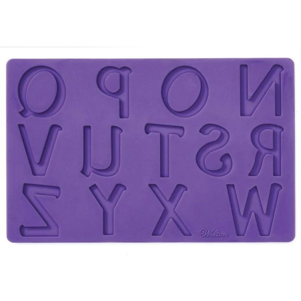 Stampo Fondant e Pasta di Gomma Lettere Numeri Set 4 Pz WILTON