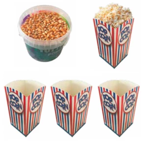 SET PENTOLA PREPARA POP CORN
