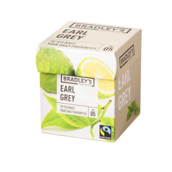 Astuccio Cubo Numero 05 - Te' Earl Grey 2 g 60 Bustine Bradley's
