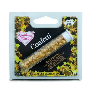 Confetti Zuccherini Stelle Oro commestibili Rainbow Dust