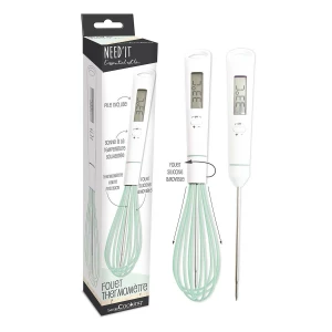 Termometro e Frusta Need'it Whisk ScrapCooking