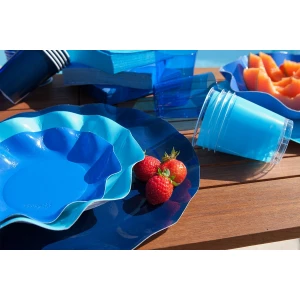 Bicchieri di Plastica Turchese 300 cc 10 Pz