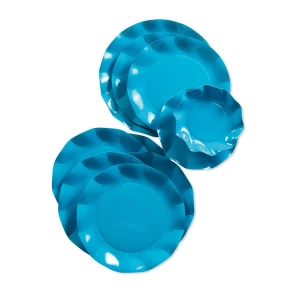 Bicchieri di Plastica Turchese 300 cc Extra