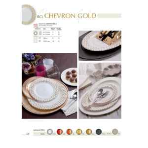 Tovaglioli Chevron Oro 33 x 33 cm 3 confezioni Extra