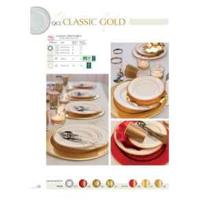 Tovaglioli Bordo Oro Classic Gold 33 x 33 cm 3 confezioni Extra