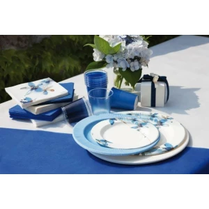 Tovaglioli Fiore Blu 33 x 33 cm 3 confezioni Extra