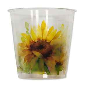 Bicchieri di Plastica Sunflower 300 cc 8 Pz