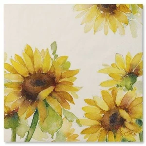 Tovaglioli Sunflower 33 x 33 cm 20 Pz