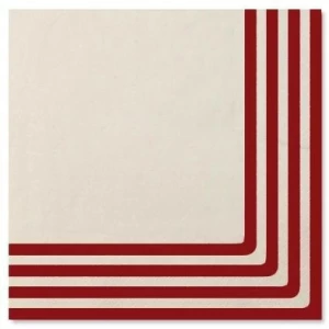 Tovaglioli Navy Rosso 33 x 33 cm 3 confezioni Extra