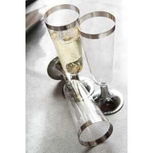 Bicchieri di Plastica Cerimonie Champagne 150 cc Extra