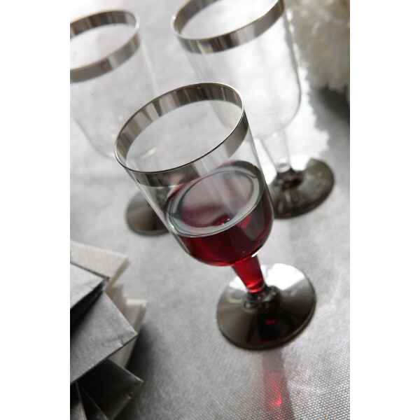 Bicchieri di Plastica Cerimonie Vino 175 cc Extra