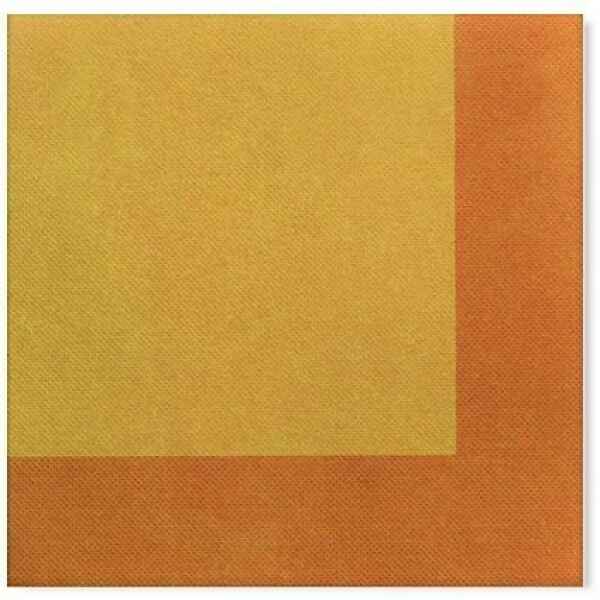 Tovaglioli Bicolore Giallo - Arancione 33 x 33 cm 3 confezioni Extra