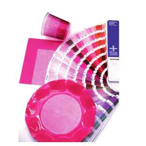 Piatti Piani di Carta a Petalo Bicolore Pink - Fucsia 27 cm 2 confezioni Extra