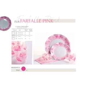 Bicchieri di Plastica Farfalla Rosa 250 cc 8 Pz