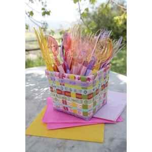 Extra Coltelli di Plastica Clear Head Rosa