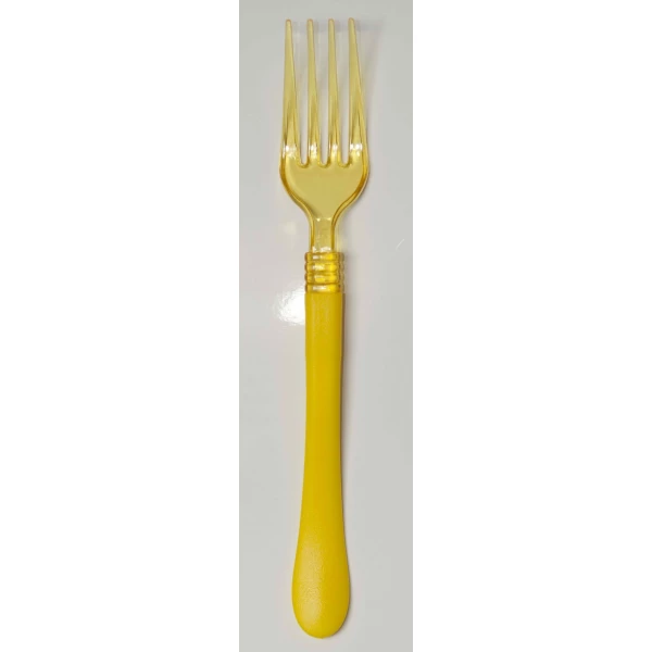 Extra Forchette Linea Clear Head Giallo