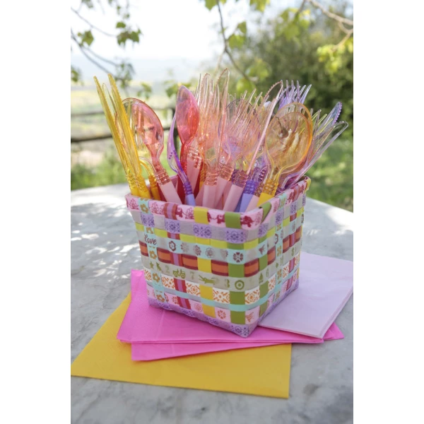 Extra Forchette Linea Clear Head Giallo