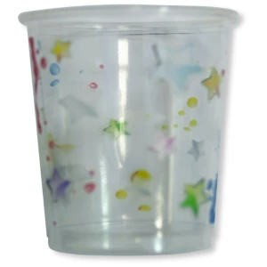 Bicchieri di Plastica 18 Anni Stelle 250 cc 8 Pezzi Ex.Tra.