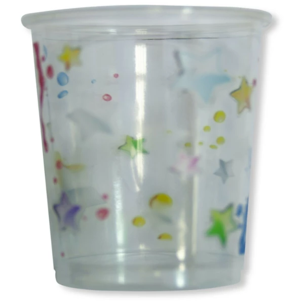 Bicchieri di Plastica PPL 18 Anni Stelle 250 cc 3 confezioni Extra