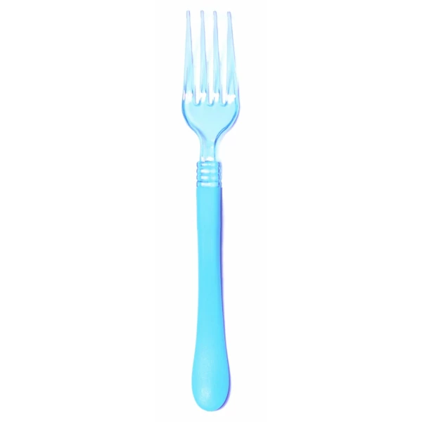 Extra Forchette Linea Clear Head Celeste