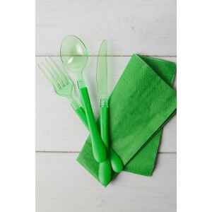 Extra Forchette Linea Clear Head Verde