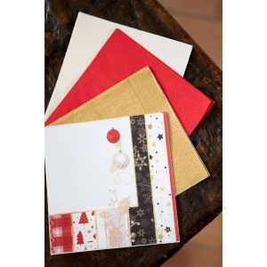 Tovaglioli Natale Patchwork 33 x 33 cm 3 confezioni Extra