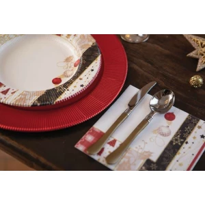 Tovaglioli Natale Patchwork 33 x 33 cm 3 confezioni Extra