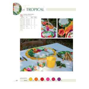 Bicchieri di Plastica Tropical 300 cc Extra