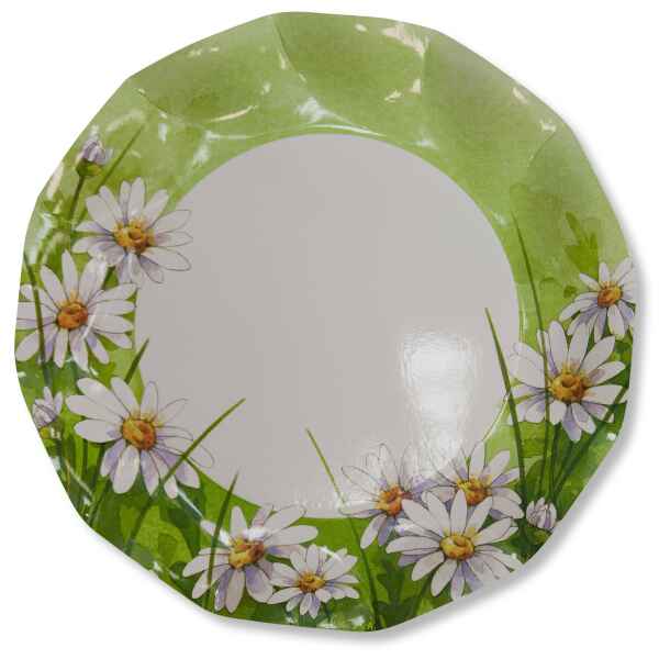 Piatti Piani di Carta Margherite Pretty 27 cm Extra