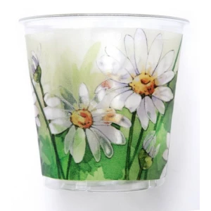 Bicchieri di Plastica Margherite Pretty 300 cc 3 confezioni Extra