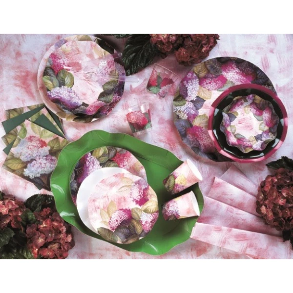 Runner in TNT Ortensia rosa 35 x 240 cm Extra