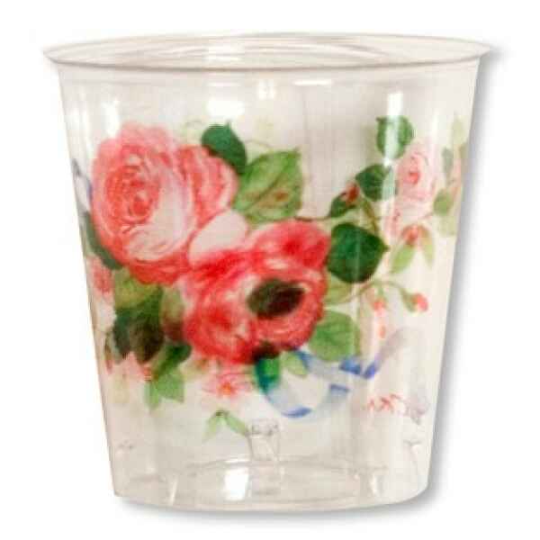 Bicchieri di Plastica Cachepot di Eleganza 300 cc 3 confezioni Extra