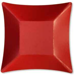 Piatti di Carta Quadrati Grandi Wasabi Rosso Opaco 19,8 x 19,8 cm Extra