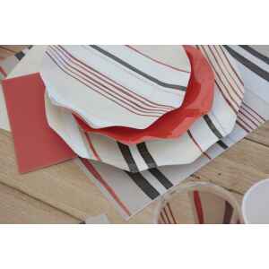 Tovaglioli Rosso Corallo 33 x 33 cm 20 Pz