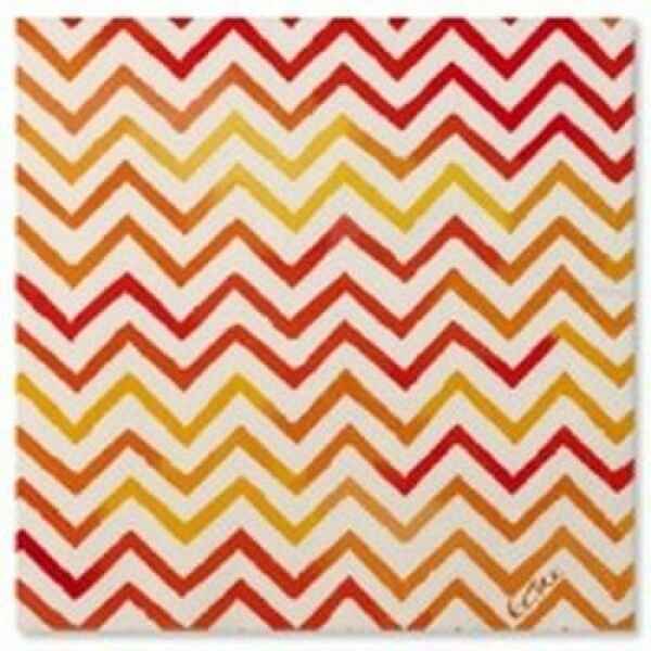 Tovaglioli Chevron Rosso 33 x 33 cm 3 confezioni Extra