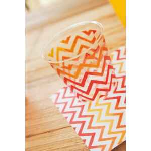 Tovaglioli Chevron Rosso 33 x 33 cm 3 confezioni Extra