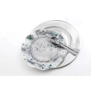 Tovaglia Rettangolare XMAS LIGHT SILVER 140 x 240 cm Extra