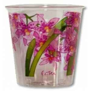 Bicchieri di Plastica Orchidea Rosa 300 cc 10 Pezzi