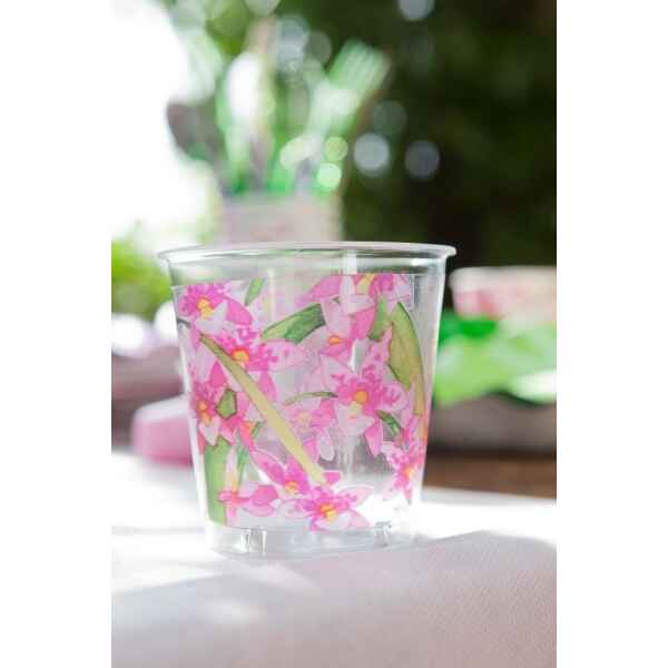 Bicchieri di Plastica Orchidea 300 cc Extra