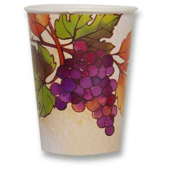 Bicchieri di Carta Autunno Grapes 250 cc Extra