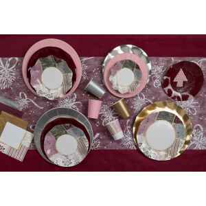 Bicchieri Compostabili Rose Gold Christmas 250 cc Extra