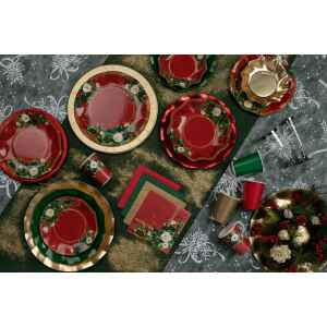 Bicchieri Compostabili Elegance Christmas 250 cc 3 confezioni Extra